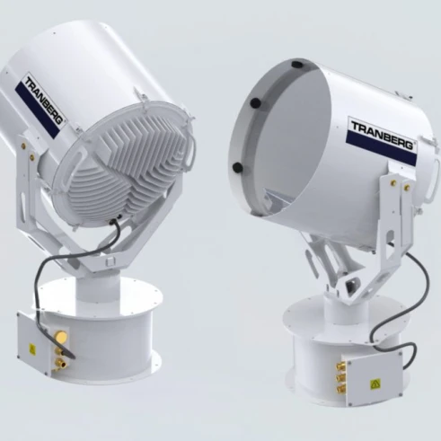 Luminaires TEF2650 TRANBERG® Com searchlight LED51 400 W 230 V, Daylight white, Control system: Bus-controlled, Luminous flux 30000lm, Installation: Safe Area 1 ~dl/2026/6/5/tranbergsearchlight_commander_led51_400w_series_tef2650_rstahl_25597p
